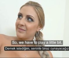 Seksi Sarışın kadının İlk Porno Çekimi türkçe Altyazılı fakeagent porno
